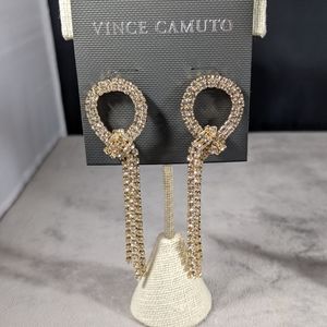 Vince Camuto Wrapped Cupchain Earrings